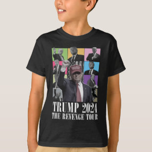 Donald Trump De Wraak Tour 2024 voor mannen en vro T-shirt