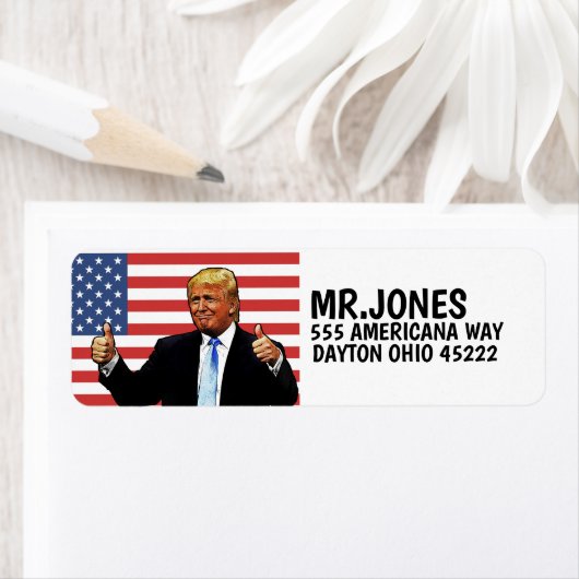 DONALD TRUMP DIEPT TERUGBETALING REKENING ETIKET (Insitu)