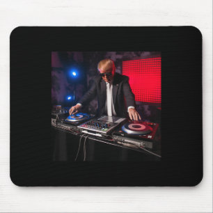 Donald Trump DJ op de Platenspelers Muismat