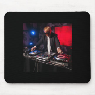 Donald Trump DJ op de Platenspelers Muismat