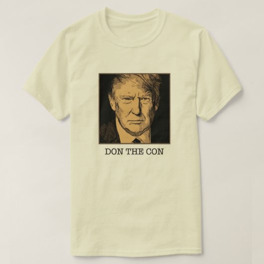 Donald Trump Don The Con T-shirt (Design voorkant)