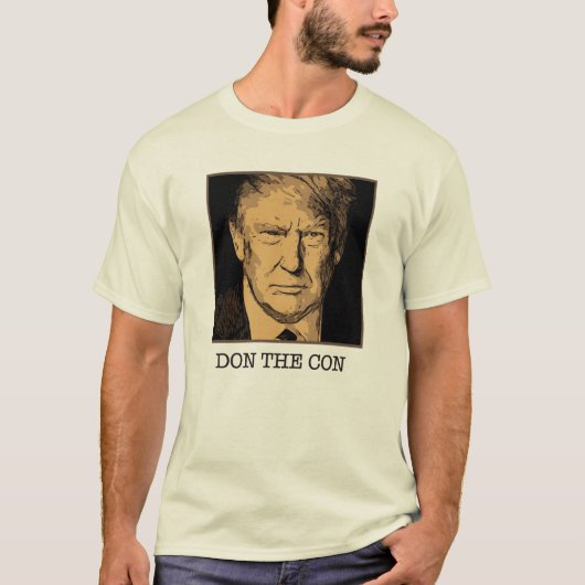 Donald Trump Don The Con T-shirt (Voorkant)