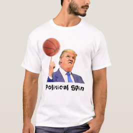 Donald Trump draait rond een Basketball | T-shirt 