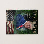 Donald Trump Drain The Swamp MAGA 2024 puzzel Legpuzzel (Horizontaal)