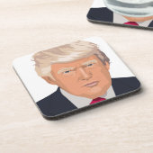 DONALD TRUMP DRANKJES ONDERZETTER (Linkerzijde)