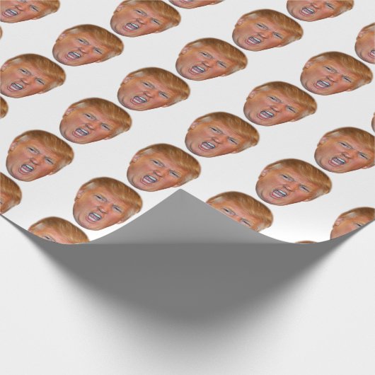 Donald Trump drijvende kop Cadeaupapier (Hoek)