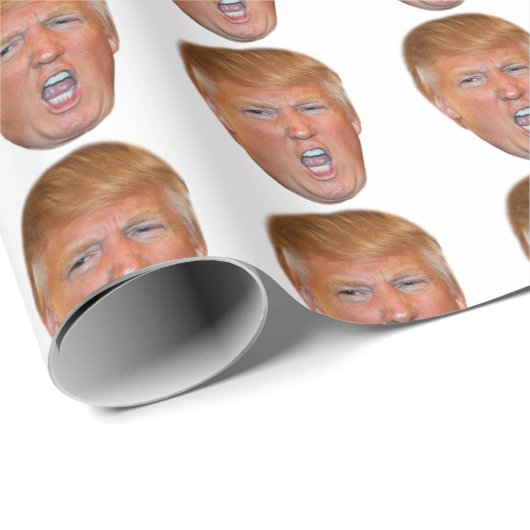 Donald Trump drijvende kop Cadeaupapier (Rol Hoek)