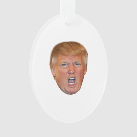 Donald Trump drijvende kop Ornament (voorkant)