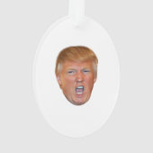 Donald Trump drijvende kop Ornament (achterkant)