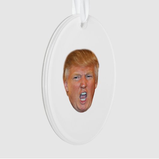 Donald Trump drijvende kop Ornament (voorkant)