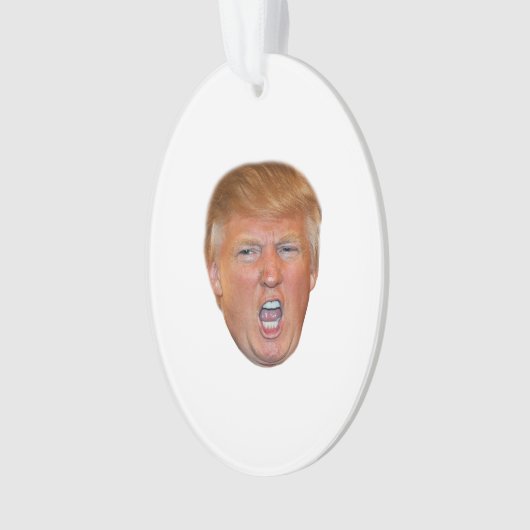 Donald Trump drijvende kop Ornament (voorkant)