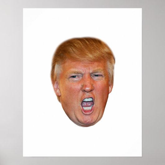 Donald Trump drijvende kop Poster (Voorkant)