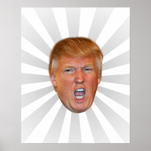 Donald Trump drijvende kop Poster