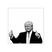 DONALD TRUMP DUIMT RUBBER STEMPEL OP (Afrduk)