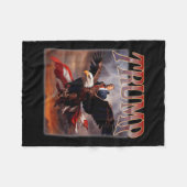 Donald Trump Eagle USA President 2024 Neem Amerika Fleece Deken (Voorkant (Horizontaal))