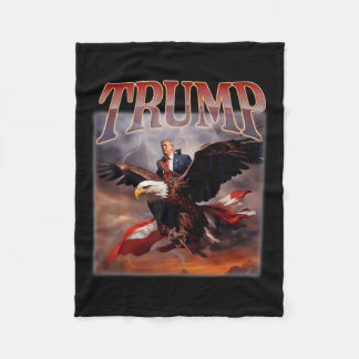Donald Trump Eagle USA President 2024 Neem Amerika Fleece Deken