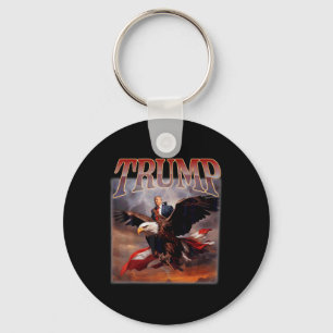 Donald Trump Eagle USA President 2024 Neem Amerika Sleutelhanger