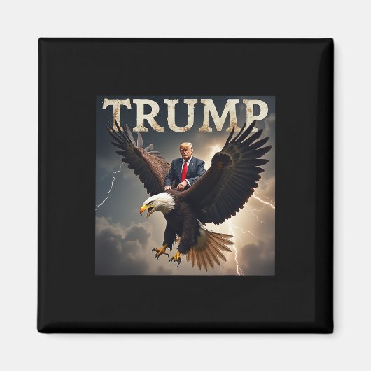 Donald Trump Eagle USA President Amerika Magneet (Voorkant)