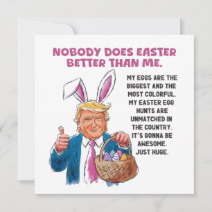 Donald Trump Easter Feestdagenkaart