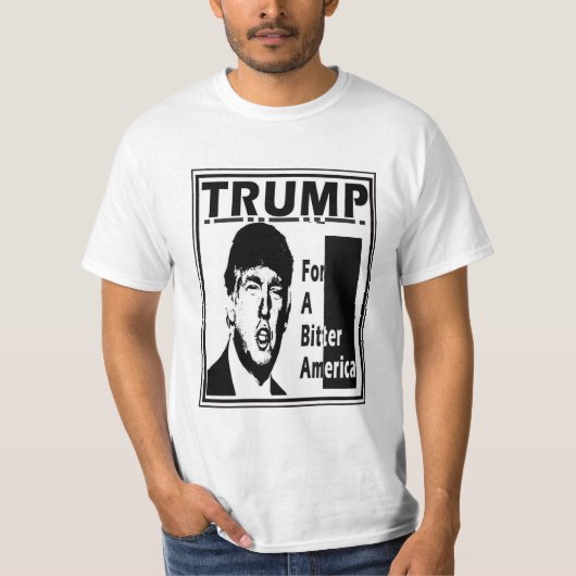 Donald Trump: Een bitter Amerika T-shirt (Voorkant)