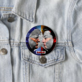 Donald Trump Elon Burgeroorlog tegen Musk Ronde Button 7,6 Cm (In situ)