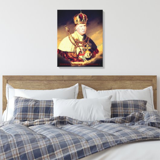 DONALD TRUMP, EMPEROR! CANVAS AFDRUK (Insitu (Slaapkamer))