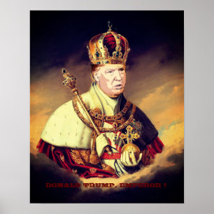 DONALD TRUMP, EMPEROR! POSTER