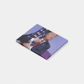 Donald Trump en de vlag van de VS Post-it® Notes (Schuin)