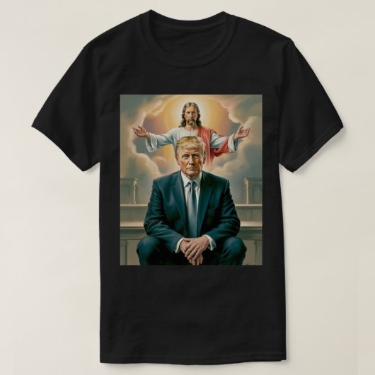 Donald Trump en Jezus Christus T-shirt (Design voorkant)