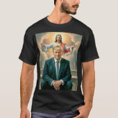 Donald Trump en Jezus Christus T-shirt (Voorkant)