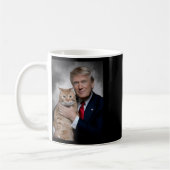 Donald Trump En Kat Grappig Trump En Kat Koffiemok (Links)