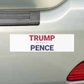 Donald Trump en Mike Pence (2020 US-verkiezingen) Bumpersticker (Op auto)