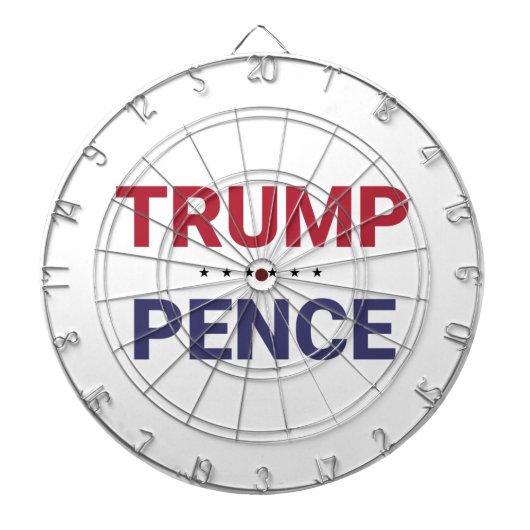 Donald Trump en Mike Pence (2020 US-verkiezingen) Dartbord (Voorkant)