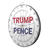 Donald Trump en Mike Pence (2020 US-verkiezingen) Dartbord (Voorkant Rechts)