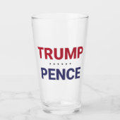 Donald Trump en Mike Pence (2020 US-verkiezingen) Glas (Voorkant)