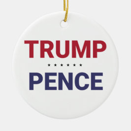 Donald Trump en Mike Pence (2020 US-verkiezingen) Keramisch Ornament