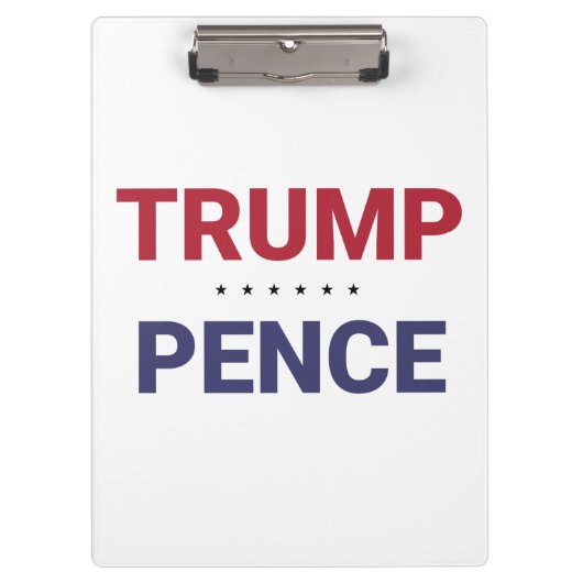 Donald Trump en Mike Pence (2020 US-verkiezingen) Klembord (Voorkant)