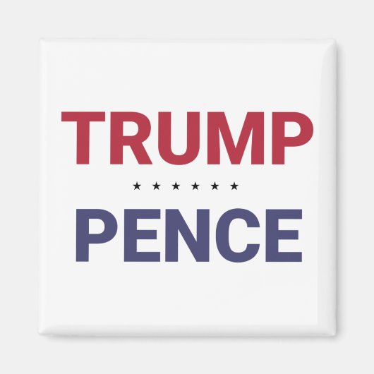 Donald Trump en Mike Pence (2020 US-verkiezingen) Magneet (Voorkant)