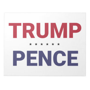Donald Trump en Mike Pence (2020 US-verkiezingen) Notitieblok