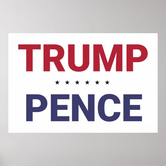 Donald Trump en Mike Pence (2020 US-verkiezingen) Poster (Voorkant)