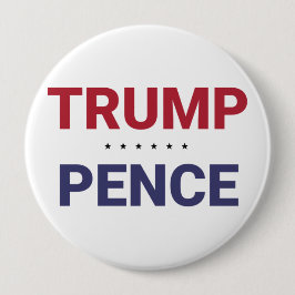 Donald Trump en Mike Pence (2020 US-verkiezingen) Ronde Button 4,0 Cm