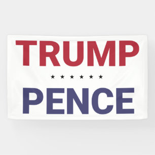 Donald Trump en Mike Pence (2020 US-verkiezingen) Spandoek