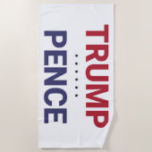 Donald Trump en Mike Pence (2020 US-verkiezingen) Strandlaken (Voorkant)