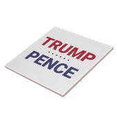 Donald Trump en Mike Pence (2020 US-verkiezingen) Tegeltje (Zijkant)