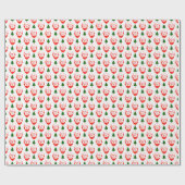 Donald Trump en Trees kerstpatroon Cadeaupapier (Vlak)