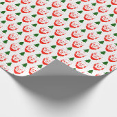 Donald Trump en Trees kerstpatroon Cadeaupapier (Hoek)