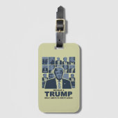 DONALD TRUMP ERA BAGAGELABEL (Voorkant (verticaal))