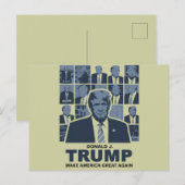 DONALD TRUMP ERA BRIEFKAART (Voorkant / Achterkant)