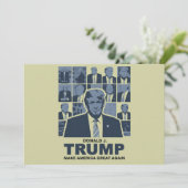 DONALD TRUMP ERA KAART (Staand voorkant)
