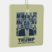 DONALD TRUMP ERA KERAMISCH ORNAMENT (Rechts)